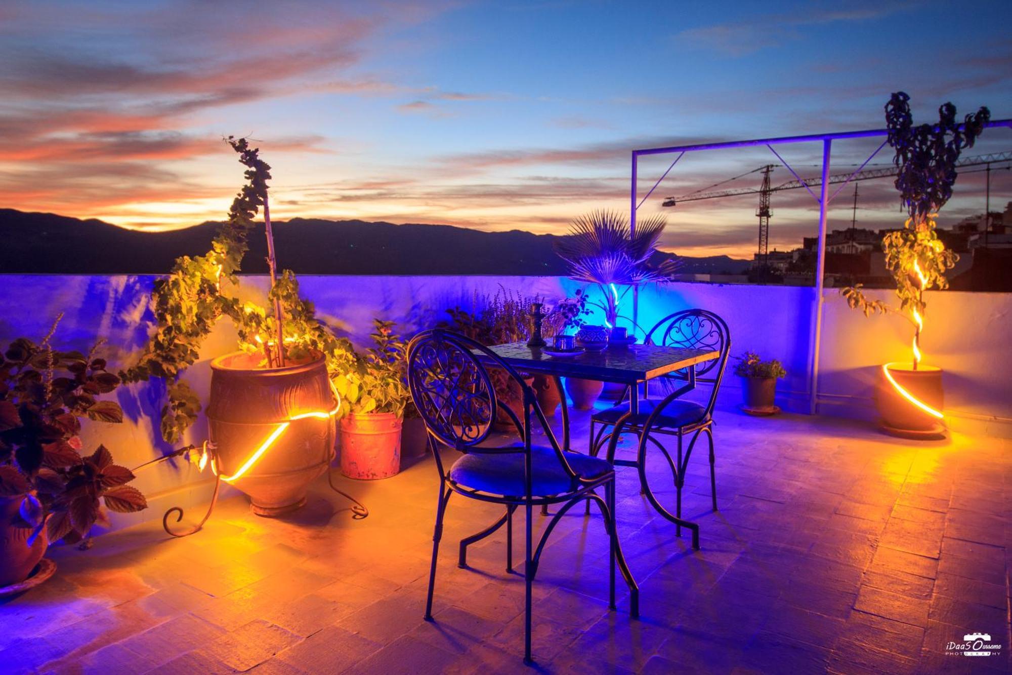 Casa Voyager 'Secret Garden Terrace' Apartment Chefchaouen Exterior photo